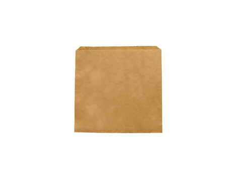 Papier Flachbeutel 21 x 21 cm braun