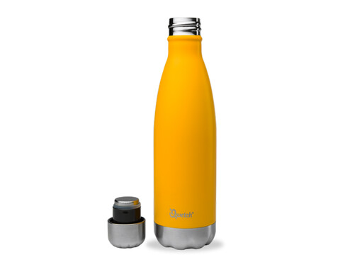 Qwetch nomade Thermosflasche 750 ml aus Edelstahl BPA frei, matt gelb