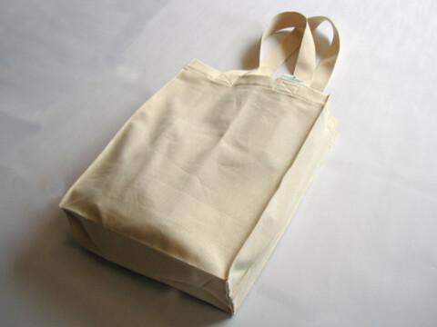 BIOMAT® Bio-Baumwolltragetasche mit Seitenfalte